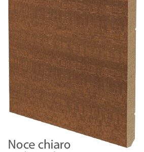 Battiscopa in legno Col. Noce chiaro h. 12 cm.
